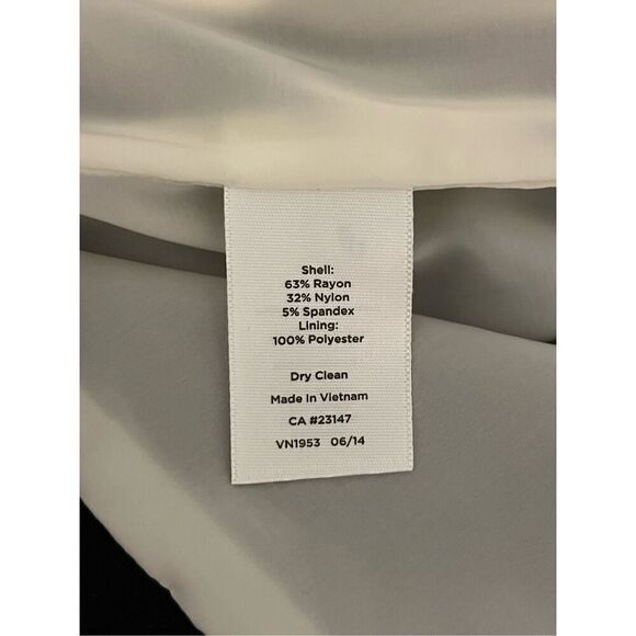 Talbots ivory and black pencil skirt - Picture 8 of 8